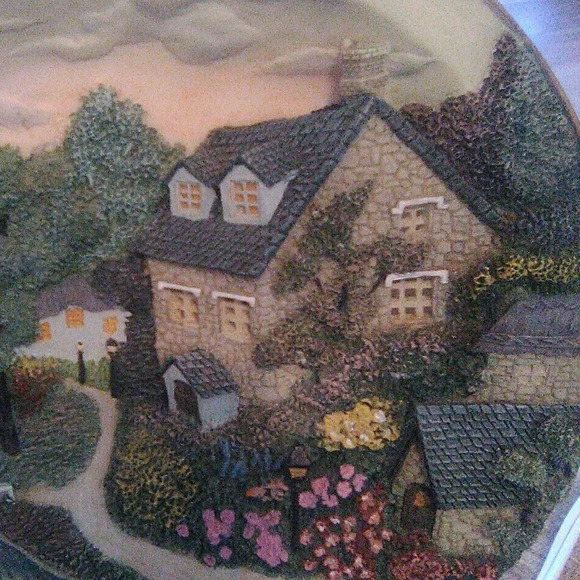 Vintage  Light Up Decorative Plate - Picture 8 of 8